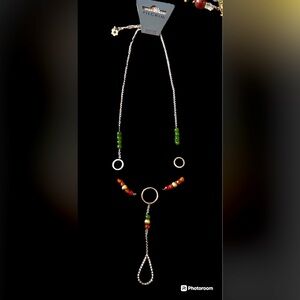 Pilgrim Sterling Silver and Crystals Necklace